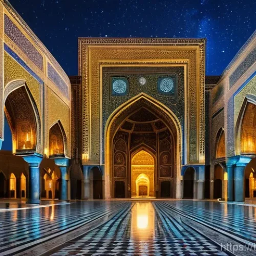 Home 1 투르크메니스탄과 우즈베키스탄 비교 - **Uzbekistan - Registan Square at Night**
"A breathtaking wide shot of Registan Square in Samark...